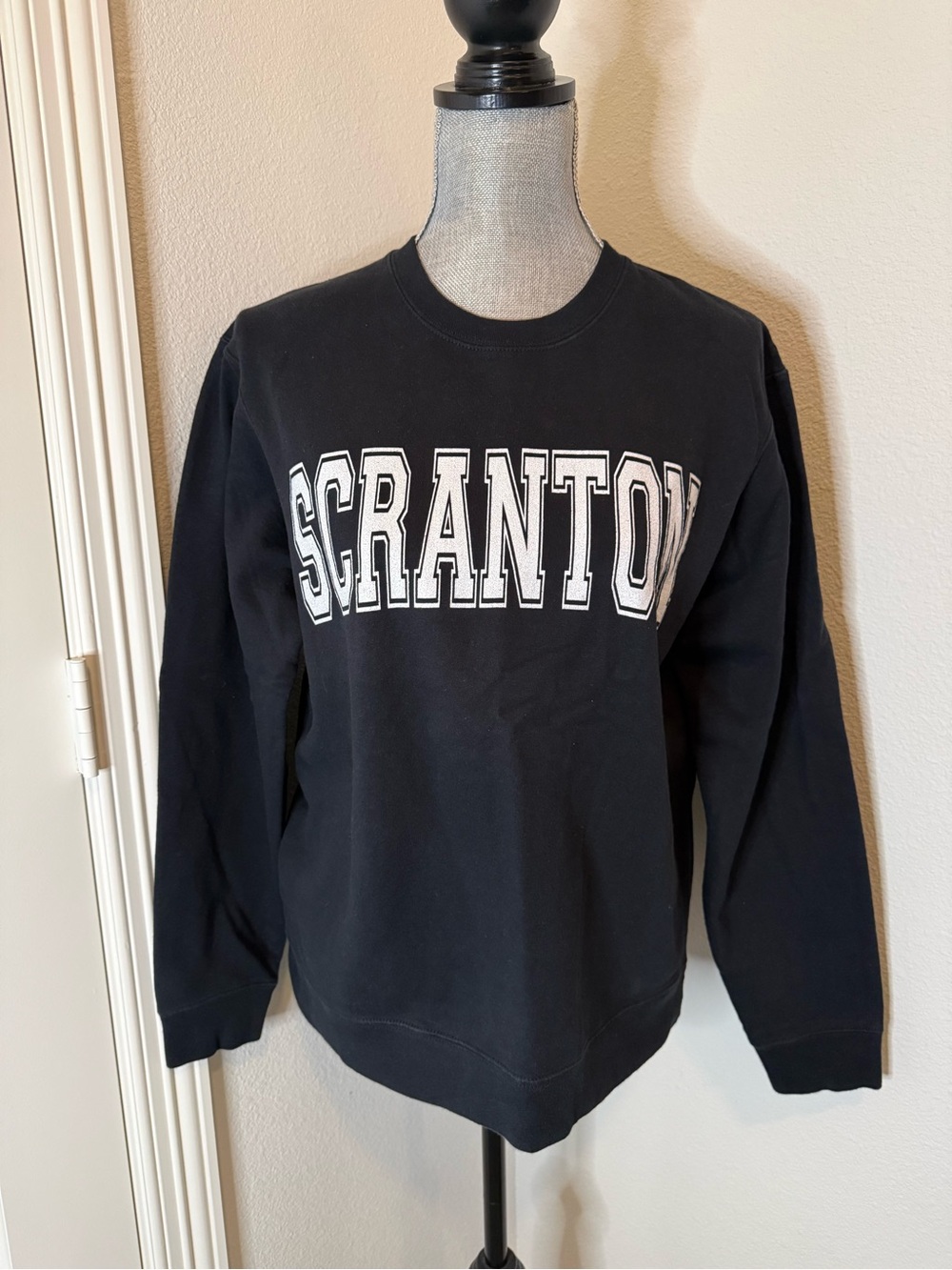 Black "SCRANTON" Crewneck Sweater